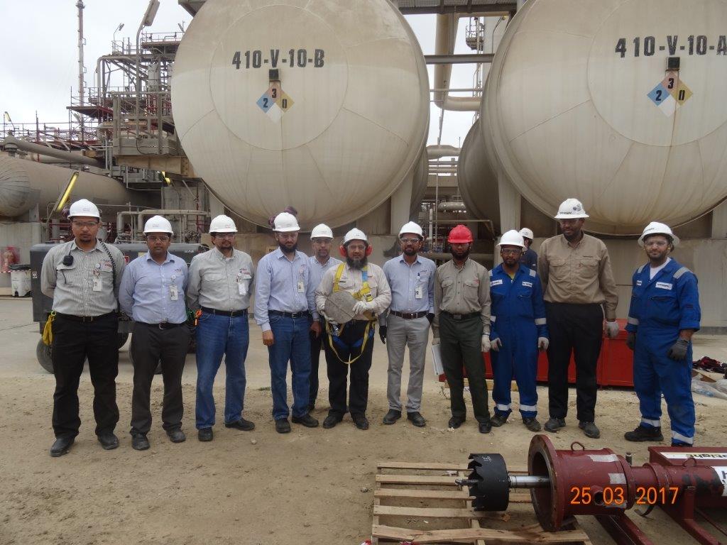 Online Welding in Sabic and API Joint Venture 07