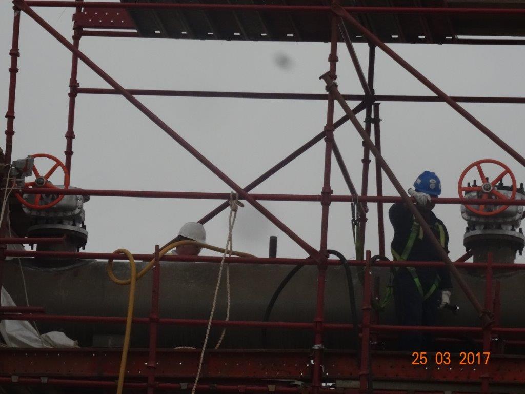 Online Welding in Sabic and API Joint Venture 06